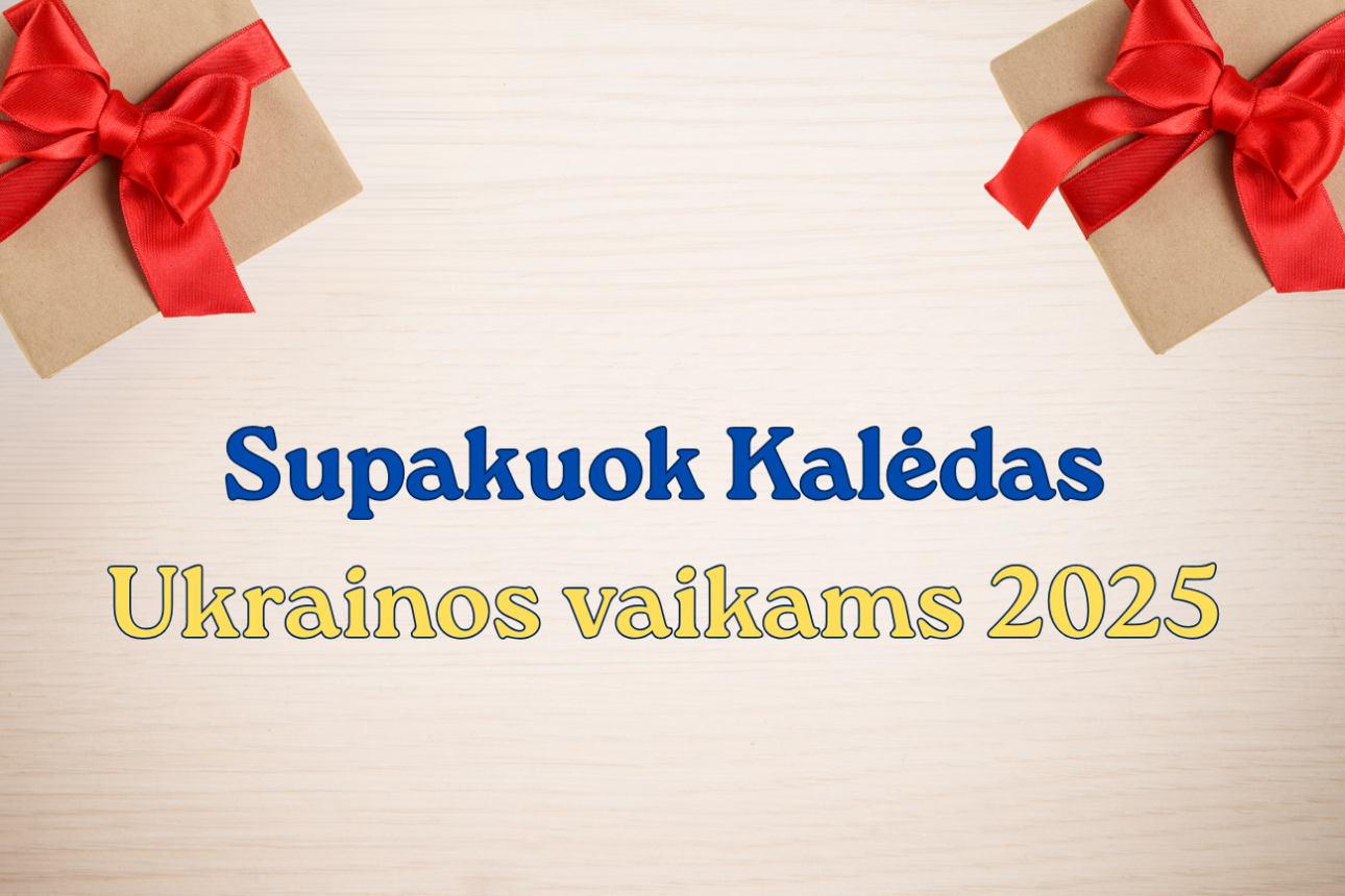 Supakuok Kalėdas Ukrainos vaikams 2025!